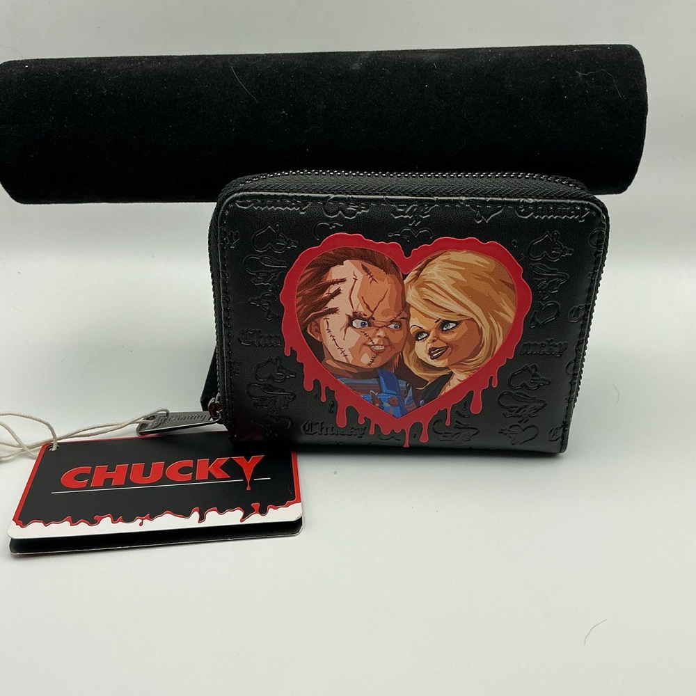 NWT Loungefly Chucky Bride of Chucky Zip Around Wallet